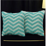 Sea green cotton pit loom cushion covers (pack of 2) - boho chic for your couch