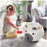 Cotton Bear Shaped Storage Baskets Pack of 1 (White)