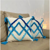 Slug Double cotton tufted sofa pillow cover pack of 2, perfect for living room seating areas