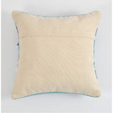 Blue cotton pit loom bohemian couch cushion cover pack of 2 (16x16 inch)