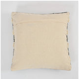 Black & cream striped cotton cushion cover set for Bohemian couch, handcrafted pit loom design