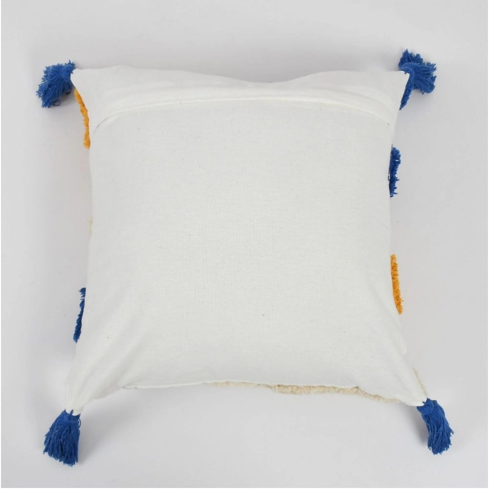 Cotton tufted sofa pillow cover pack of 2, CutSatal color, multipurpose living room decor