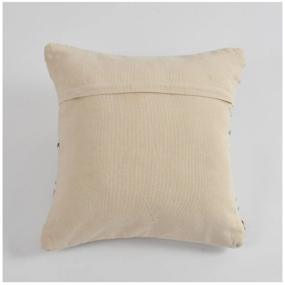 Sea Green cotton pit loom cushion covers, pack of 2 for bohemian couch decor