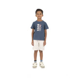 Multicolor cotton printed crew neck short sleeve t-shirts for boys (pack of 3)