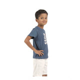 Multi-colored cotton printed boy's t-shirts, pack of 2 with crew neck & short sleeves