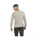 Men's multicolor cotton printed full sleeve t-shirts (pack of 2), crew neck, casual wear on display
