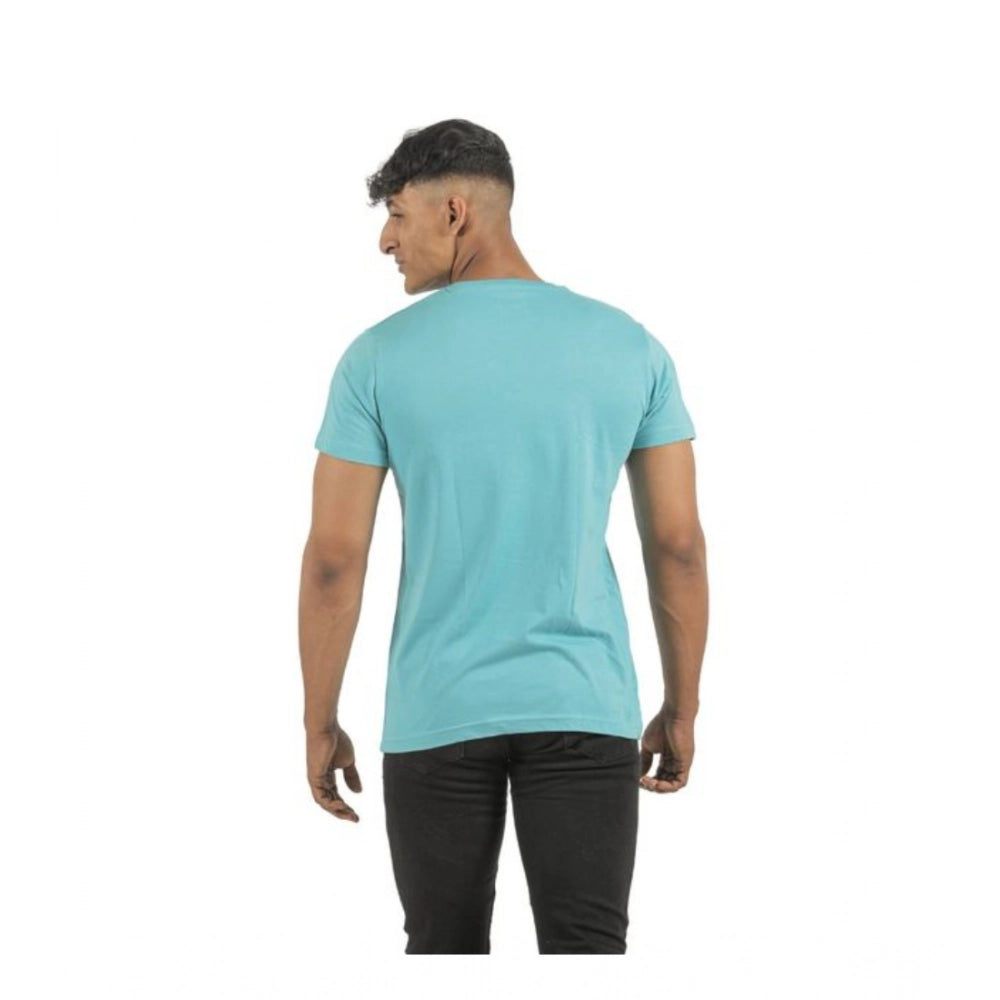 Men's multicolor solid cotton short sleeve t-shirts, pack of 2 - crew neck, casual wear