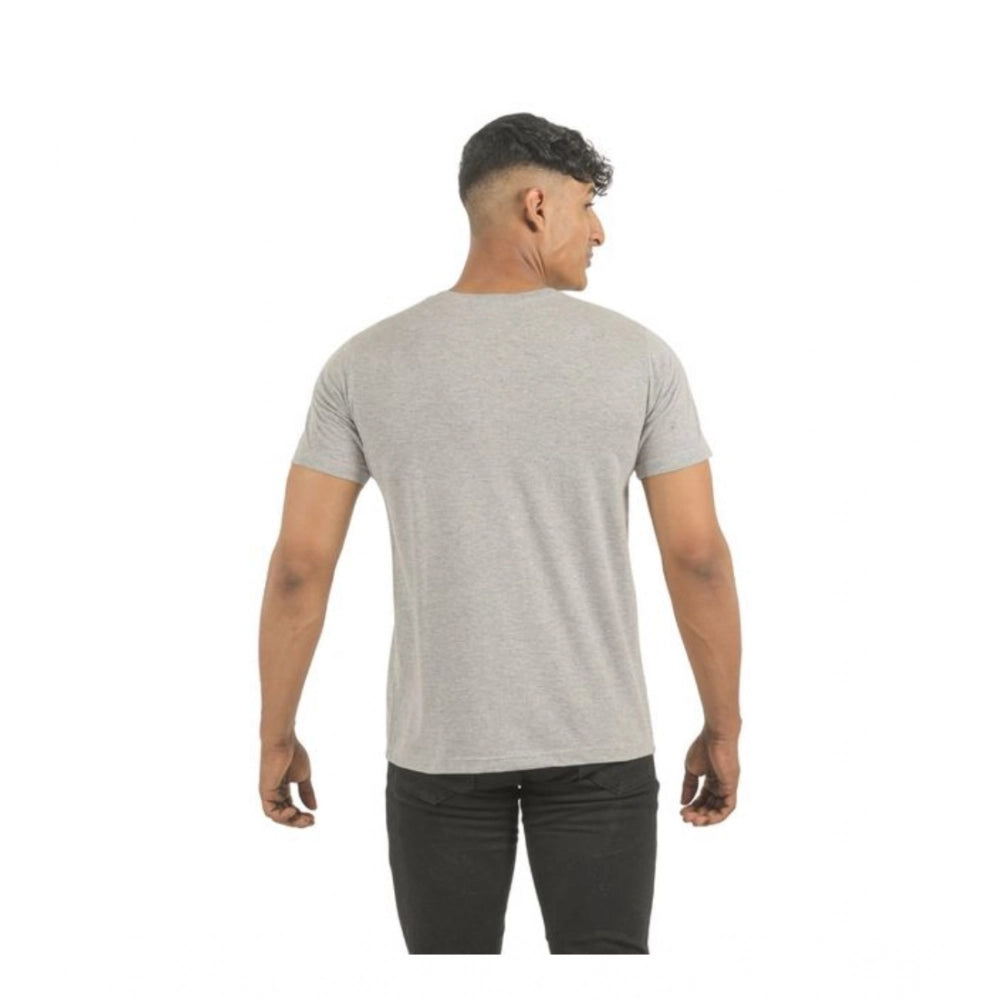 Multicolor men's casual cotton printed short sleeve t-shirts (2 pack), crew neck style