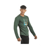 Men's multicolor cotton printed full sleeve t-shirts pack, crew neck style for casual wear