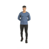 Multicolor men's casual cotton solid full sleeve t-shirts, crew neck - pack of 2