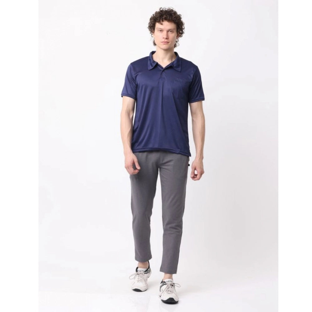 Men's multicolor cotton blend solid short sleeve t-shirts (pack of 2), casual and comfortable apparel for everyday wear