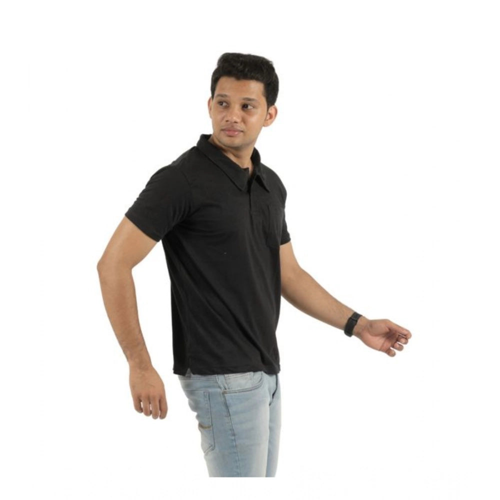 Men's multicolor solid cotton short sleeve t-shirts (pack of 2) - casual, comfortable wardrobe essentials