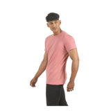 Multi-colored cotton men's casual short sleeve t-shirts, pack of 2 with crew neck and solid pattern