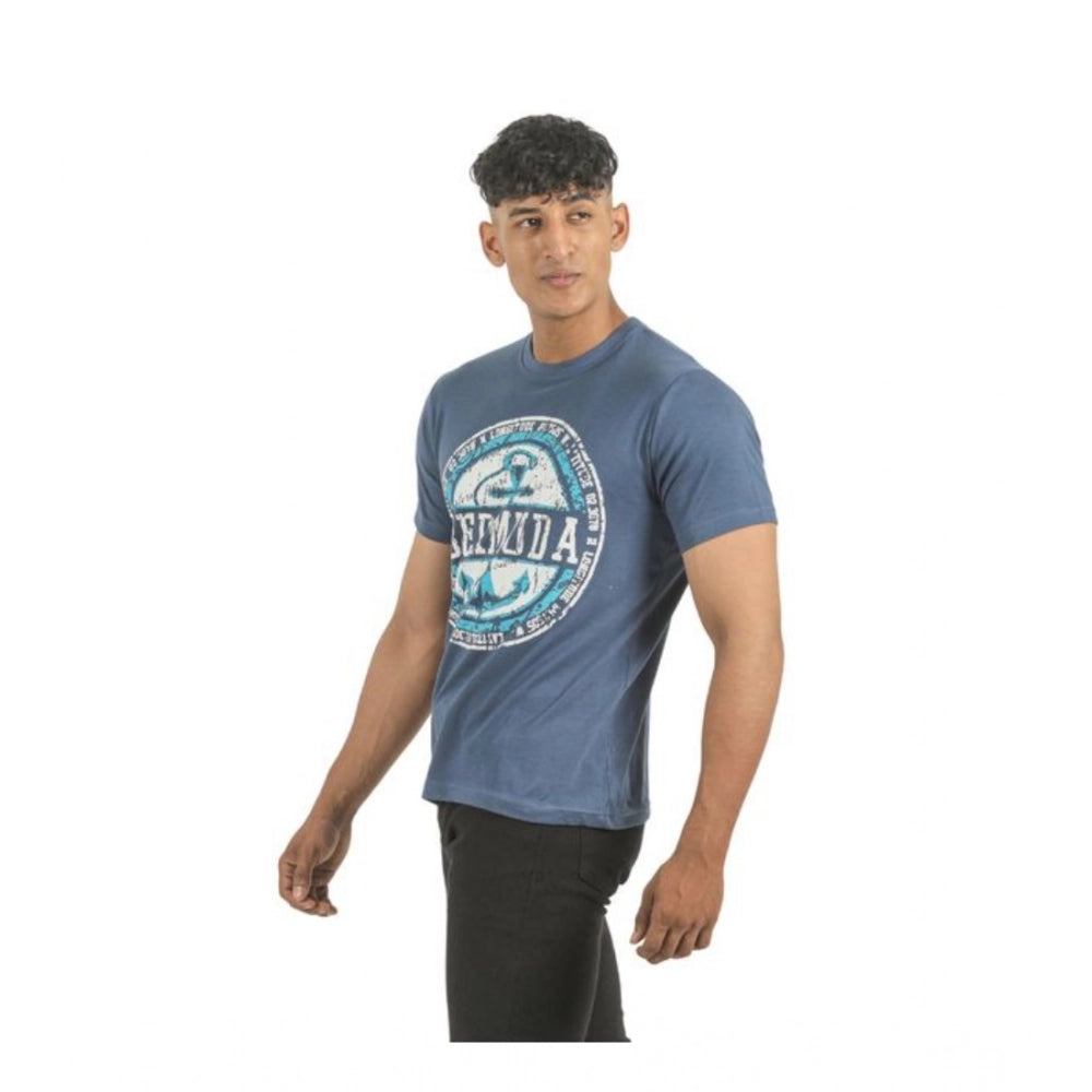 Men's multicolor printed cotton short sleeve t-shirts pack, crew neck style with vibrant designs, casual wear for multiple occasions