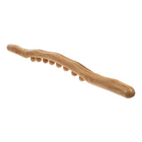 Wood Gua Sha massage tool, 8 bead roller for facial massage therapy, wood material