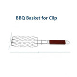 Steel grilling tray for hot dogs, silver-plated with wooden handle for BBQ use