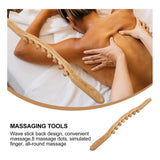 Wood Gua Sha massager therapy tool, manual 8 beads for facial massage roller, wood material