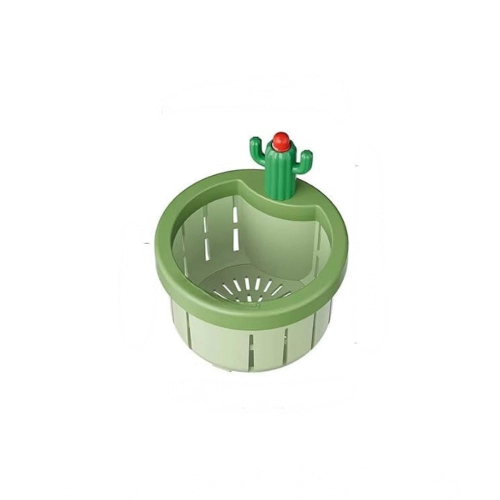 Multicolor plastic kitchen sink drain strainer with fine mesh design, effective for food collection