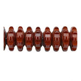 Multicolor wood muscle relief roller tool for home office yoga, aiding in stress-relief and potential weight loss