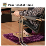 Wood foot massager for reflexology, 30-point stress relief tool