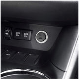 High-speed black plastic USB-C car charger adapter for power delivery in vehicle use