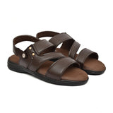 Men's Synthetic Solid Slip On Airmix Slipper (Brown)