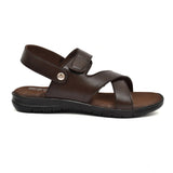 Men's Synthetic Solid Slip On Airmix Slipper (Brown)