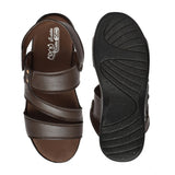 Men's Synthetic Solid Slip On Airmix Slipper (Brown)