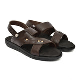 Men's Synthetic Solid Slip On Airmix Slipper (Brown)
