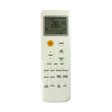 White ergonomic AC Remote No. 252 replacement for O General, long-range device operation from sofa or bed