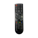 Black ergonomic remote control, compatible with Onida LCD-LED TV, facilitates long-distance use from sofa or bed