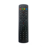 Black ergonomic remote control, Set Top Box Remote No. 1131 for Jio Fiber compatible replacement, offers long-range recording functions