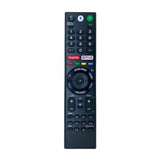 Black ergonomic remote control, compatible with Sony 4K Smart LED UHD OLED QLED Bravia TVs (No. 1136)