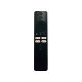 Black ergonomic remote for Xiaomi Mi Smart TV 4K HD, compatible with LCD-LED, facilitates Netflix and Prime Video functions from any room corner