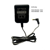 Black 6.5V DC Power Adapter for electronics and IT gadgets, long-range cordless use