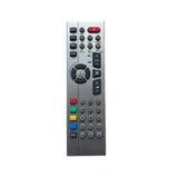Grey ergonomic DTH remote URC27/VC80 for Videocon satellite box, long-range LCD TV control with lightweight design