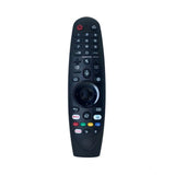 Black ergonomic remote AKB75855501 for LG Smart TV, long-range pointer function