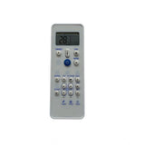 White ergonomic AC remote control replacement for Carrier model 212, long-range operation from sofa or bed