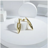 Stainless Steel Unisex Gold Freesize Loose Bracelet (Gold Plated)