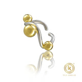 Silver-plated stainless steel daily wear ring, suitable for all finger sizes