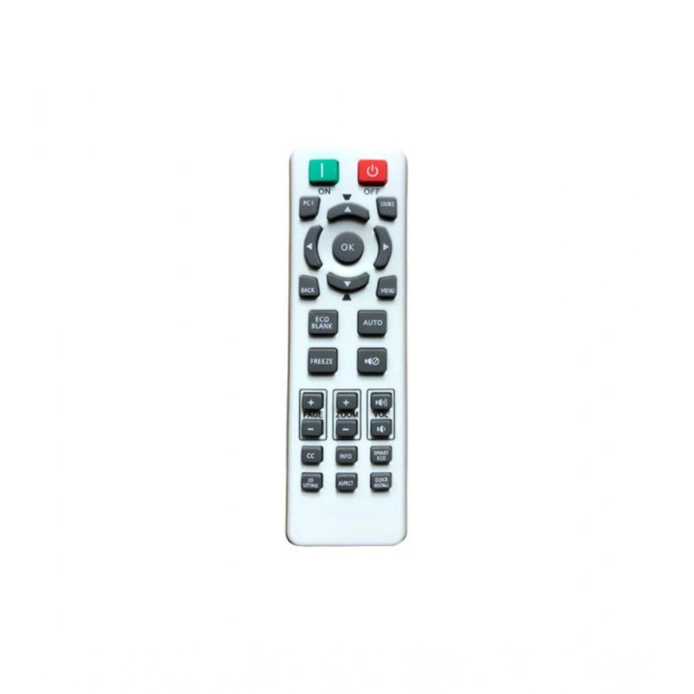 White BenQ Projector Remote No.1170 for long-range device control