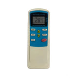White Voltas AC Remote No.41 (No Backlight), long-range ergonomic design for easy device control from sofa, divan, or bed