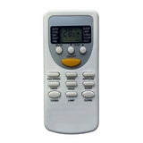 White ergonomic AC Remote No. 49 (No Backlight), ideal for long-distance device control from sofa, divan, or bed