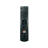 Black ergonomic Smart TV remote No.1194 with voice control, long-distance range for easy operation from sofa or bed