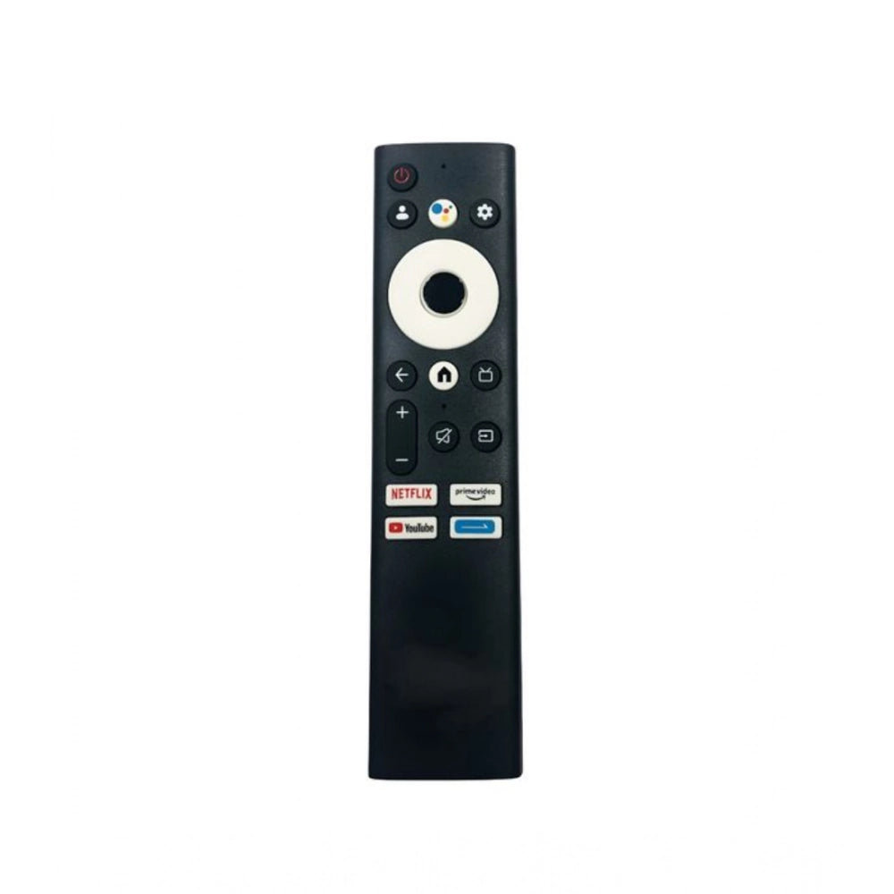 Black ergonomic Sansui Smart LCD LED TV Remote Control for long-range use in living room or bedroom