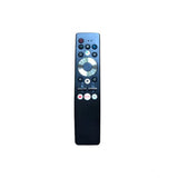 Black Haier Smart TV LCD LED Remote Control (Voice-enabled), long-range ergonomic design for comfortable operation from any room corner