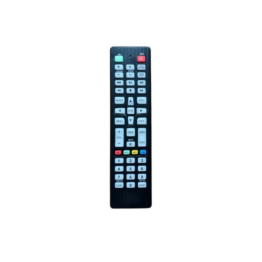 Black BenQ Projector Remote No.1165, long-range ergonomic device remote control for comfortable operation from sofa or bed