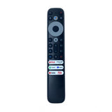 Black TCL Smart TV LCD LED 4K HD Remote Control with long-range, ergonomic design