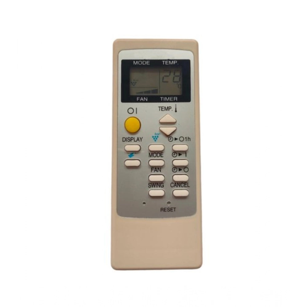 White Sharp AC Remote No.76 (No Backlight), long-range device control for comfortable use from sofa, divan, or bed