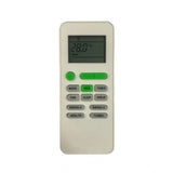 White ergonomic AC Remote No.145 (no backlight) for long-distance device control